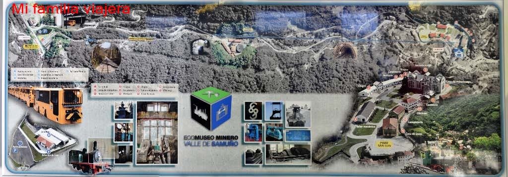 Mapa del recorrido por el Pozo de San Luis
