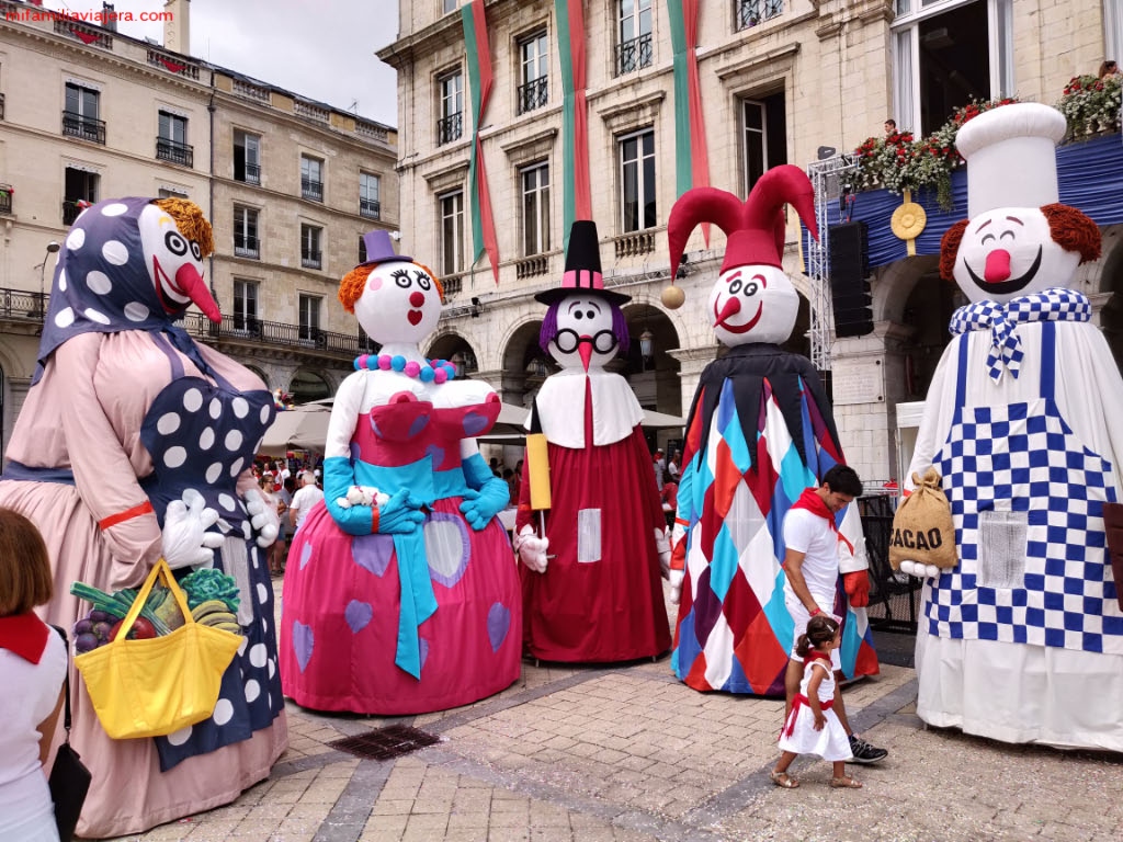 Festival estival de Bayona en el País Vasco francés