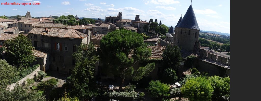 Panorámica de la villa de Carcassonne