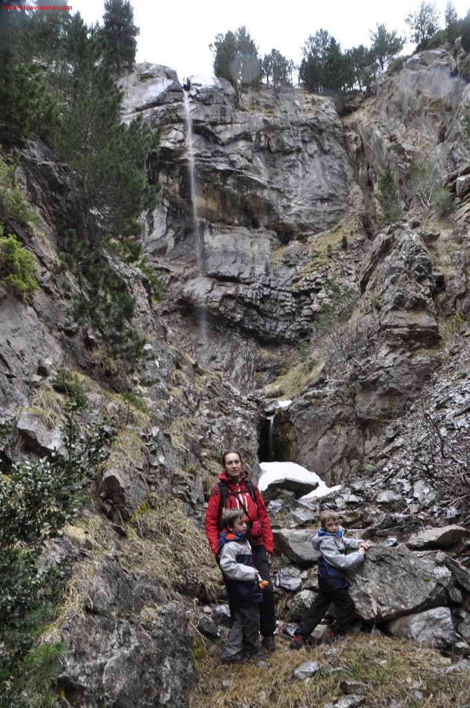 Torrente de agua del Salto de La Biella