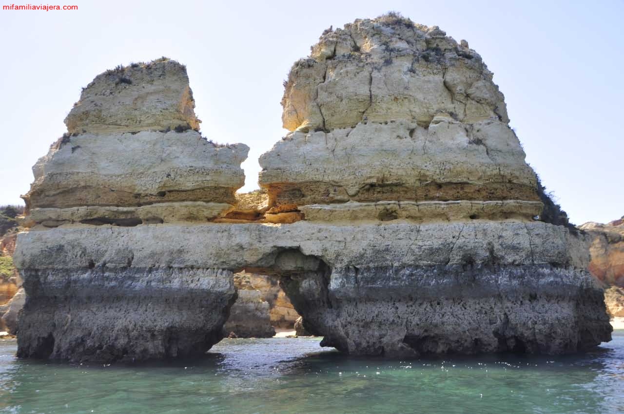 Oquedades y arcos de la costa del Algarve