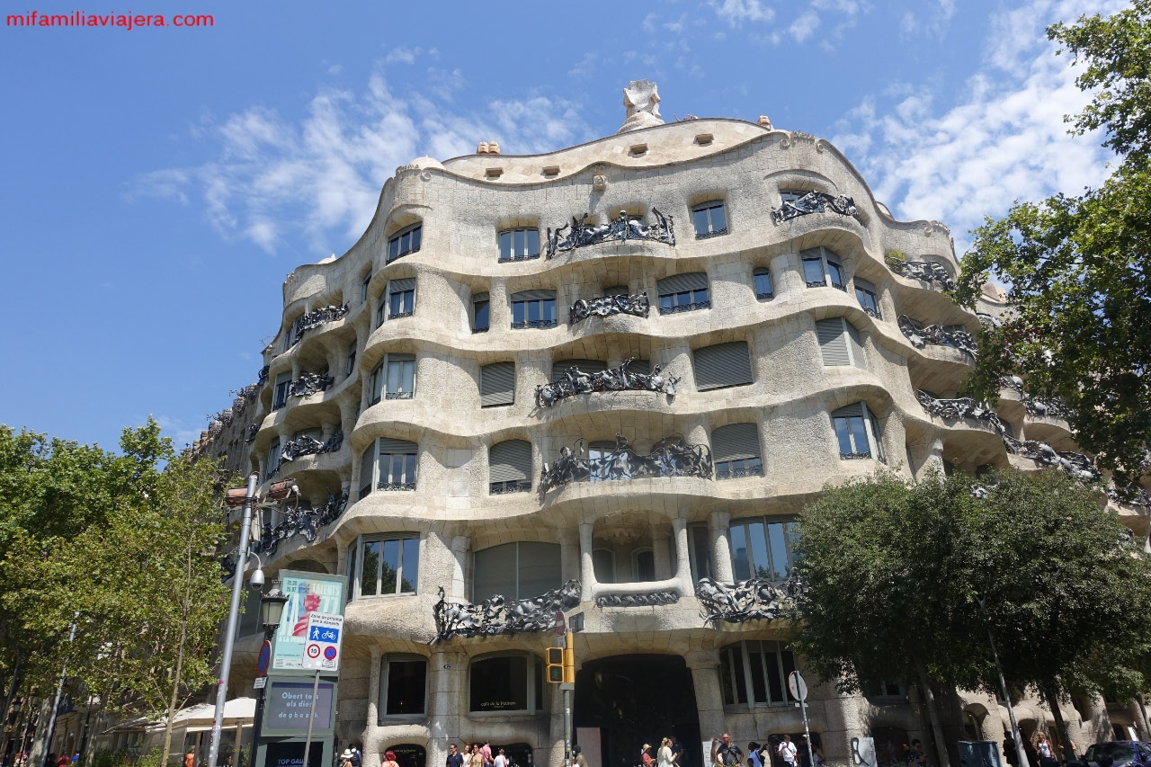 Casa Milá, La Pedrera de Gaudí en Barcelona