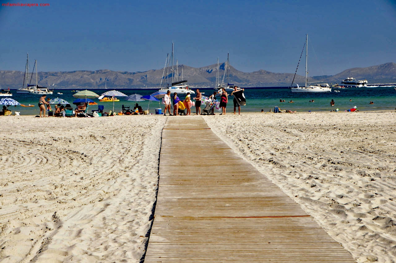 Playa de Alcudia. Playas y calas de Mallorca