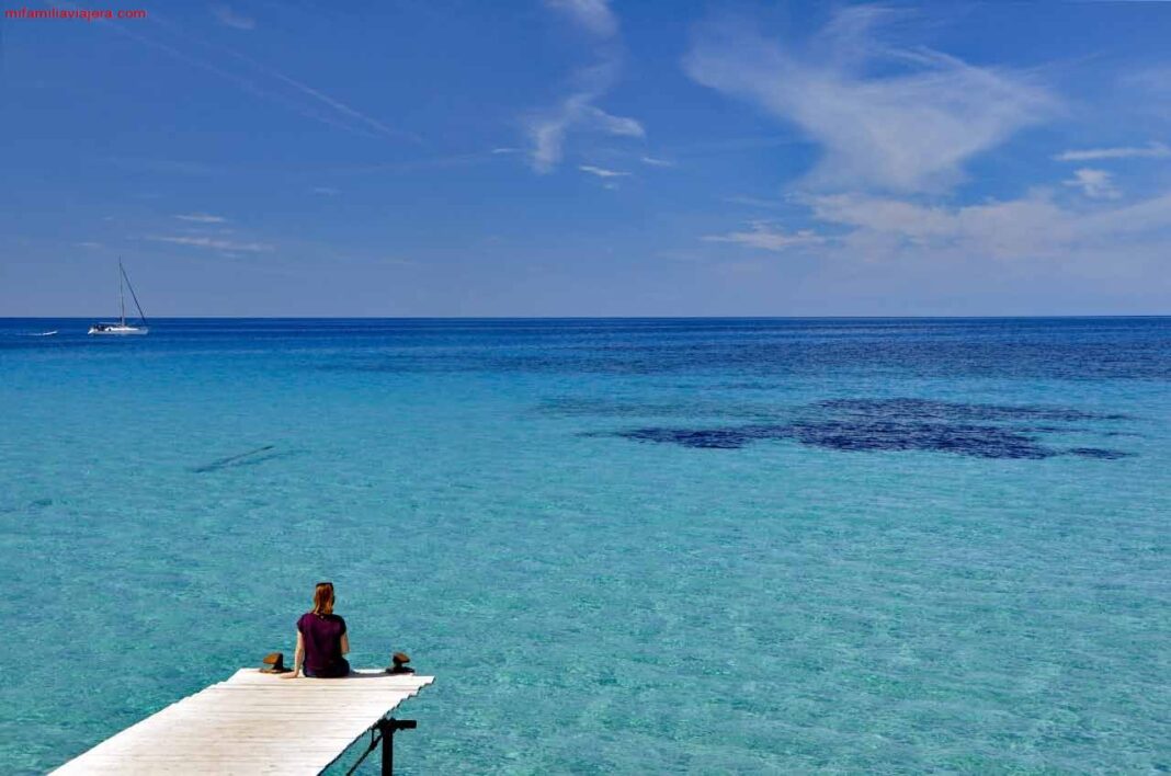 Cala Tarida en Ibiza