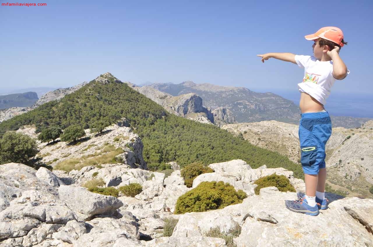 Vista de la Sierra de Tramontana en Mallorca