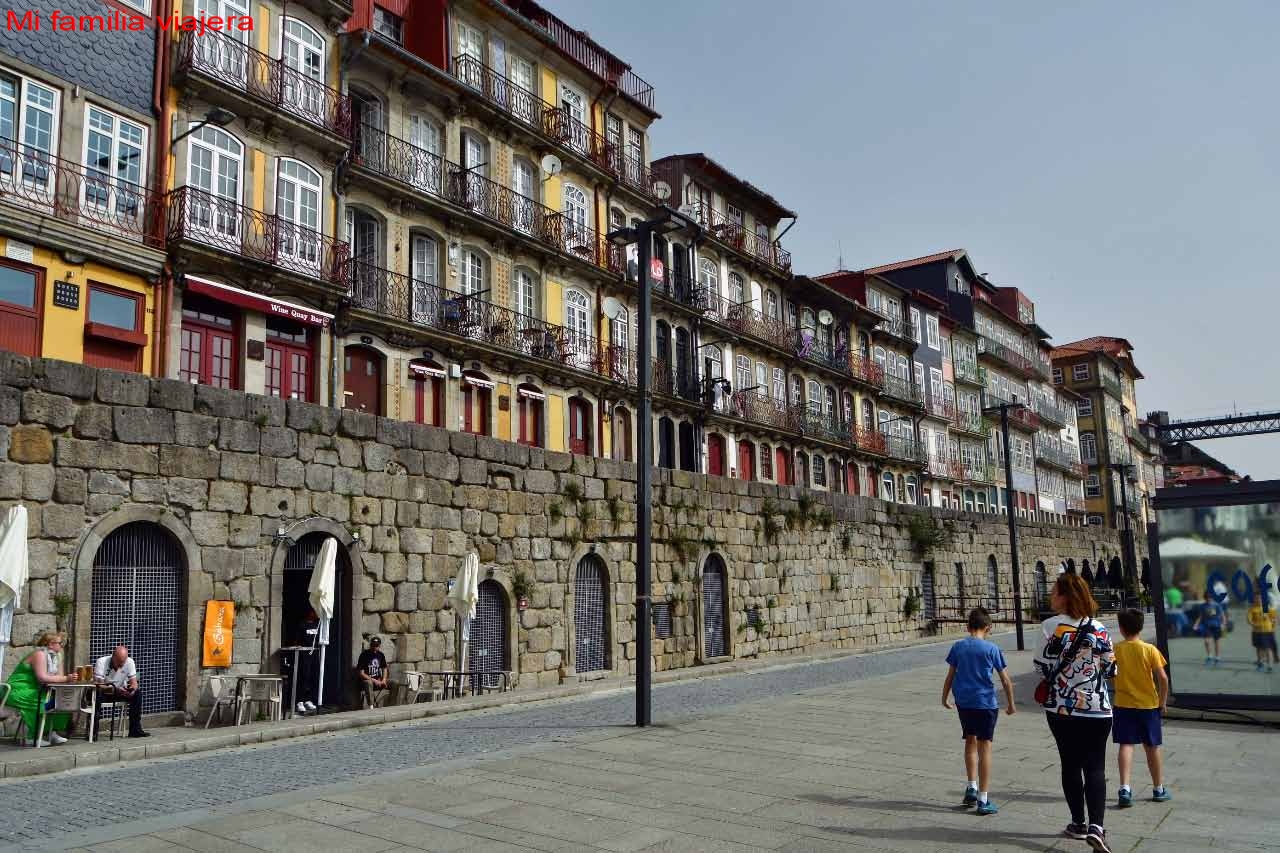Cais da Ribeira en Oporto