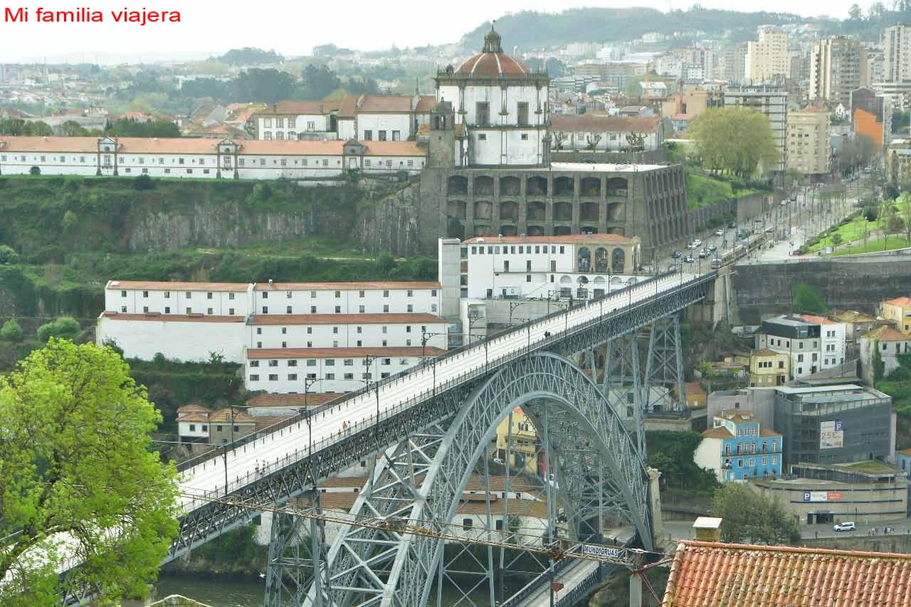 Puente de don Luís I desde el mirador Serra do Pilar