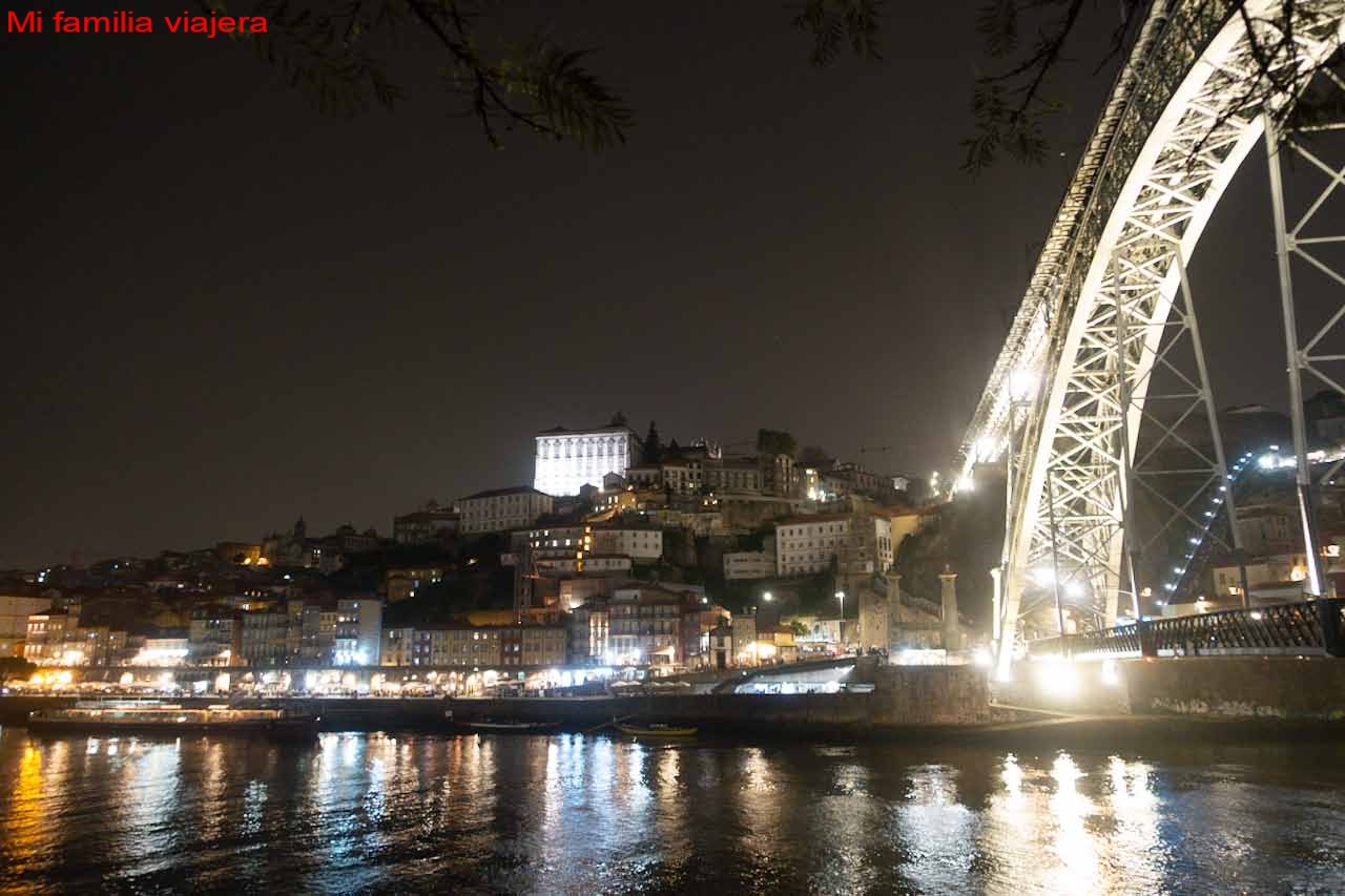 Puente Don Luís I desde el mirador de Ribeira 
