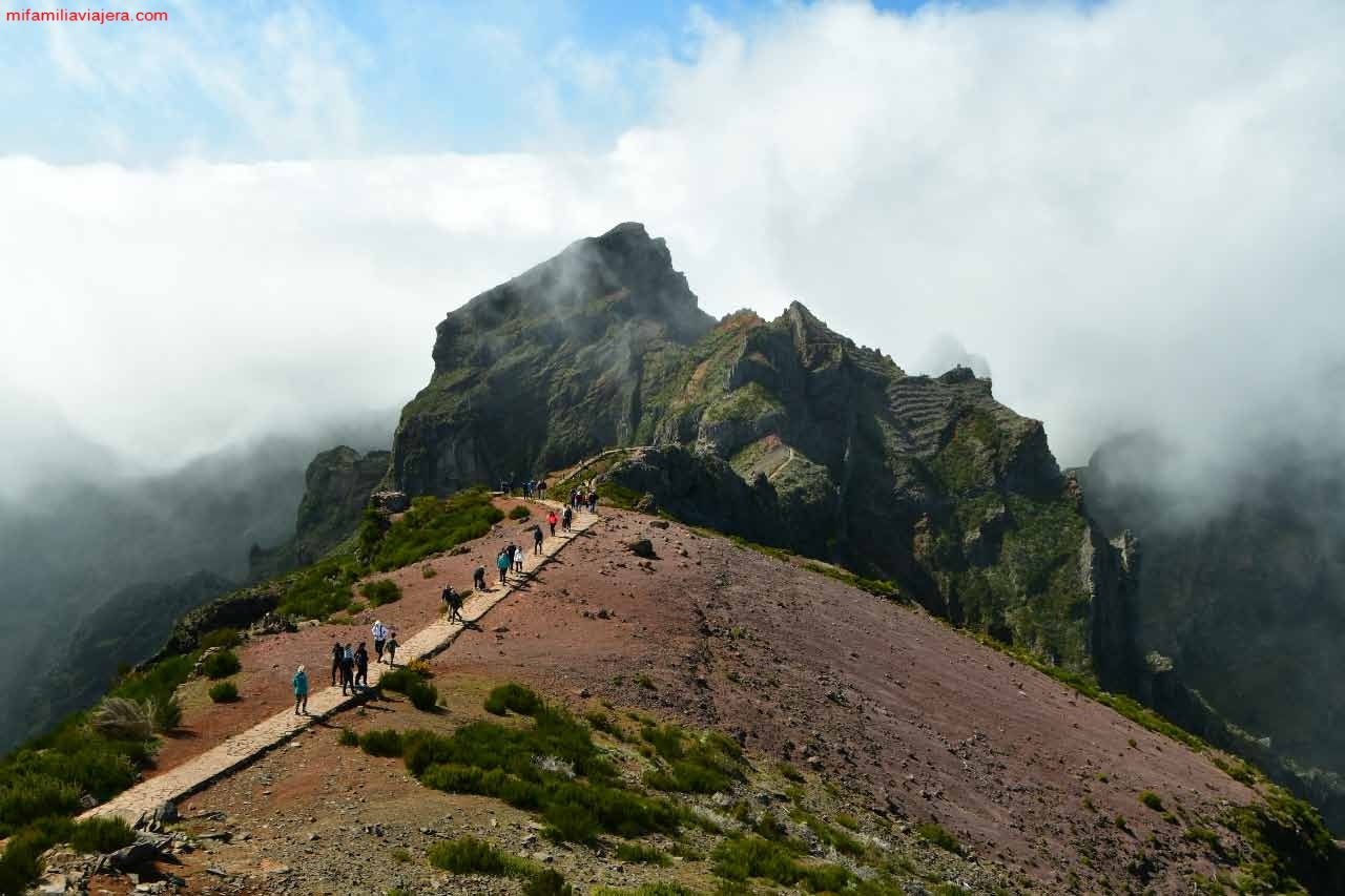 Camino empedrado hacia el mirador do Ninho da Manta 