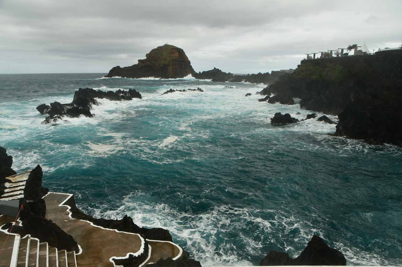 Zona de baño de Porto Moniz