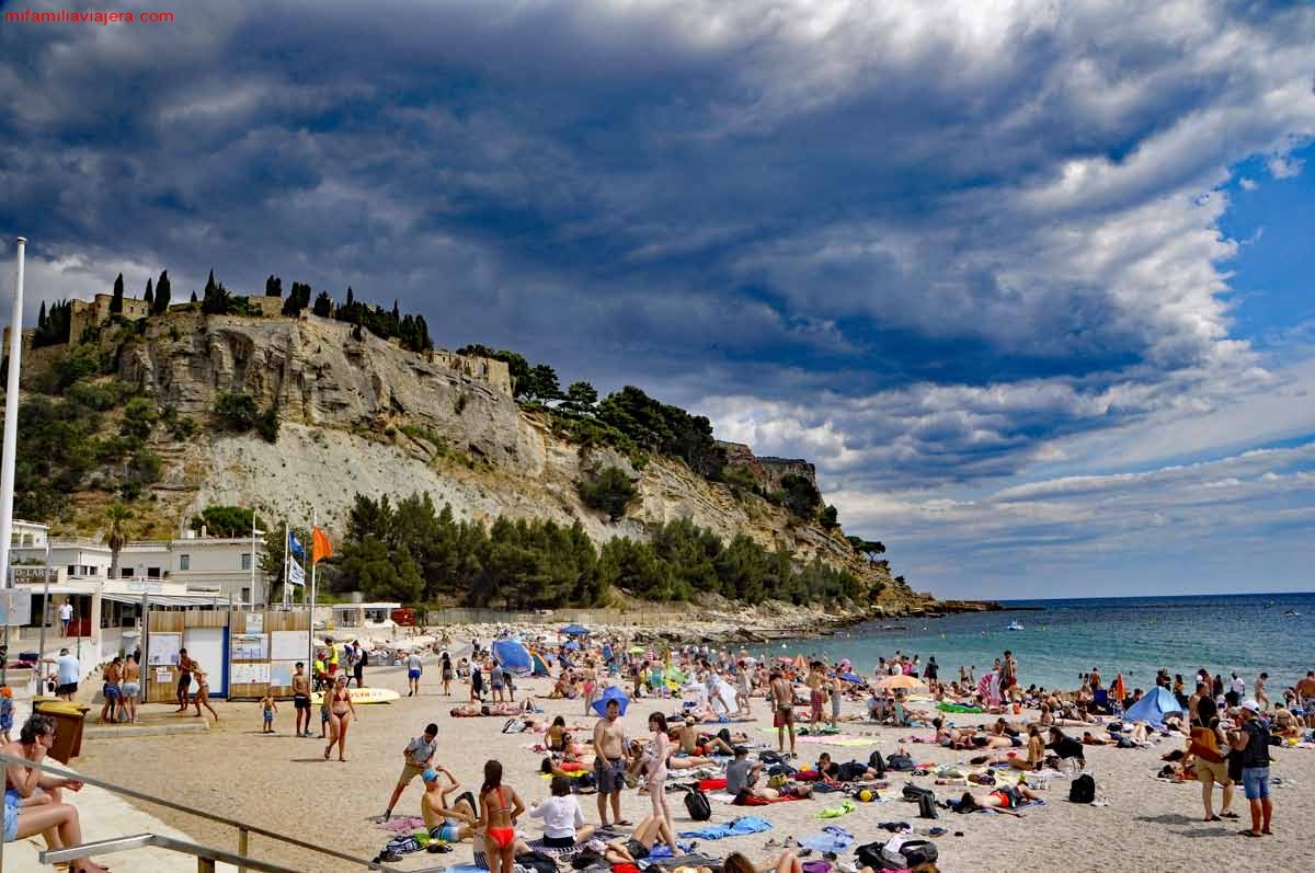 Plage de la Grande Mer en Calanque de Port Miou