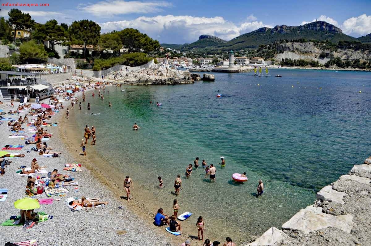 Plage du Bestouan en Cassis