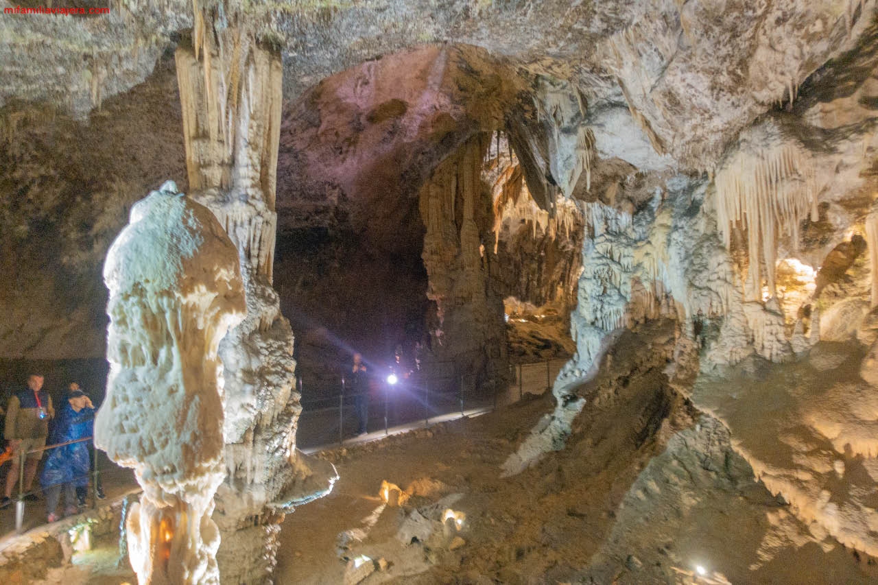 Se pueden realizar fotos en la cueva de Postojna, pero sin flash