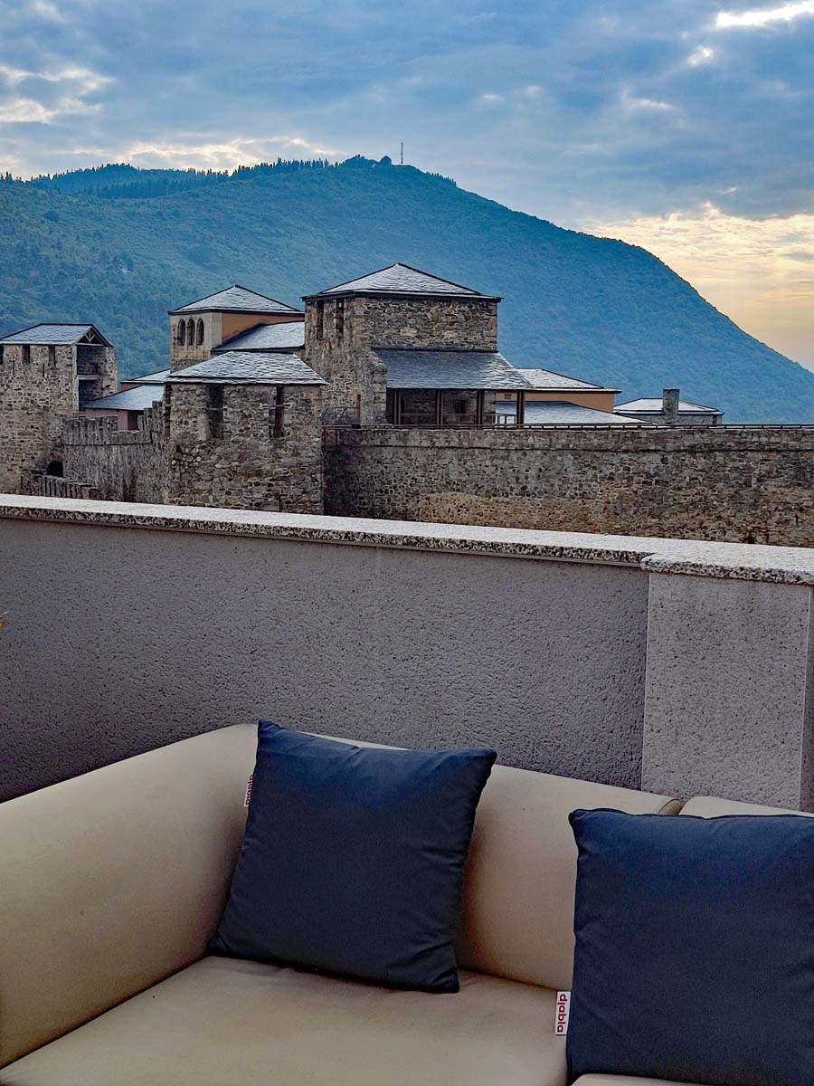 Vistas desde Azotea Suites del Castillo de Ponferrada