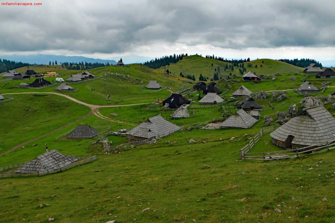 Casas de pastores en Velika Planina