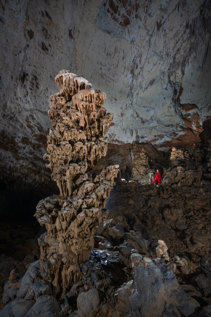 Espeleotemas de Los Gigantes. Foto cedida por Park Škocjanske jame Slovenija