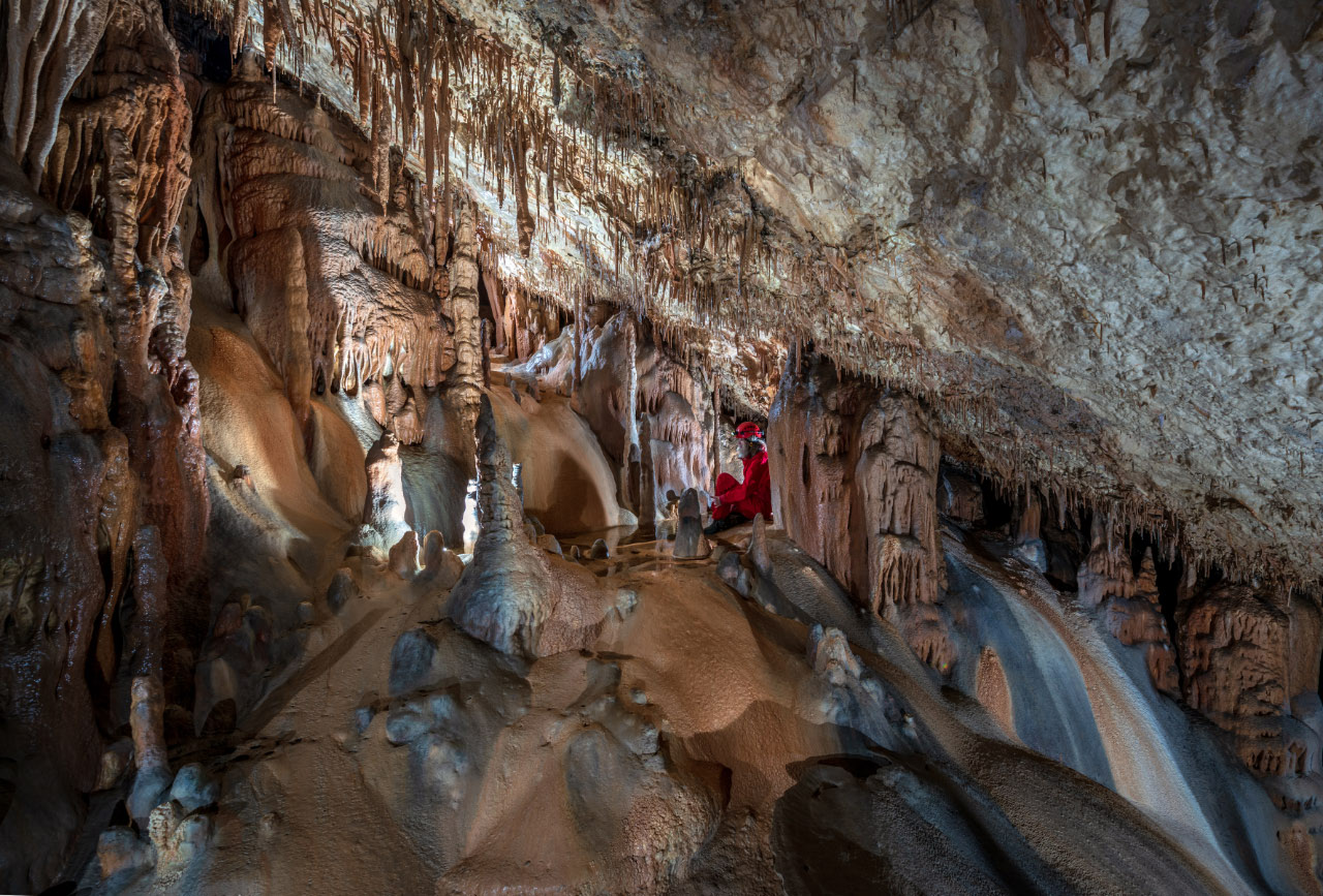 Interior de las Cuevas de Škocjan. Foto cedida por Park Škocjanske jame Slovenija