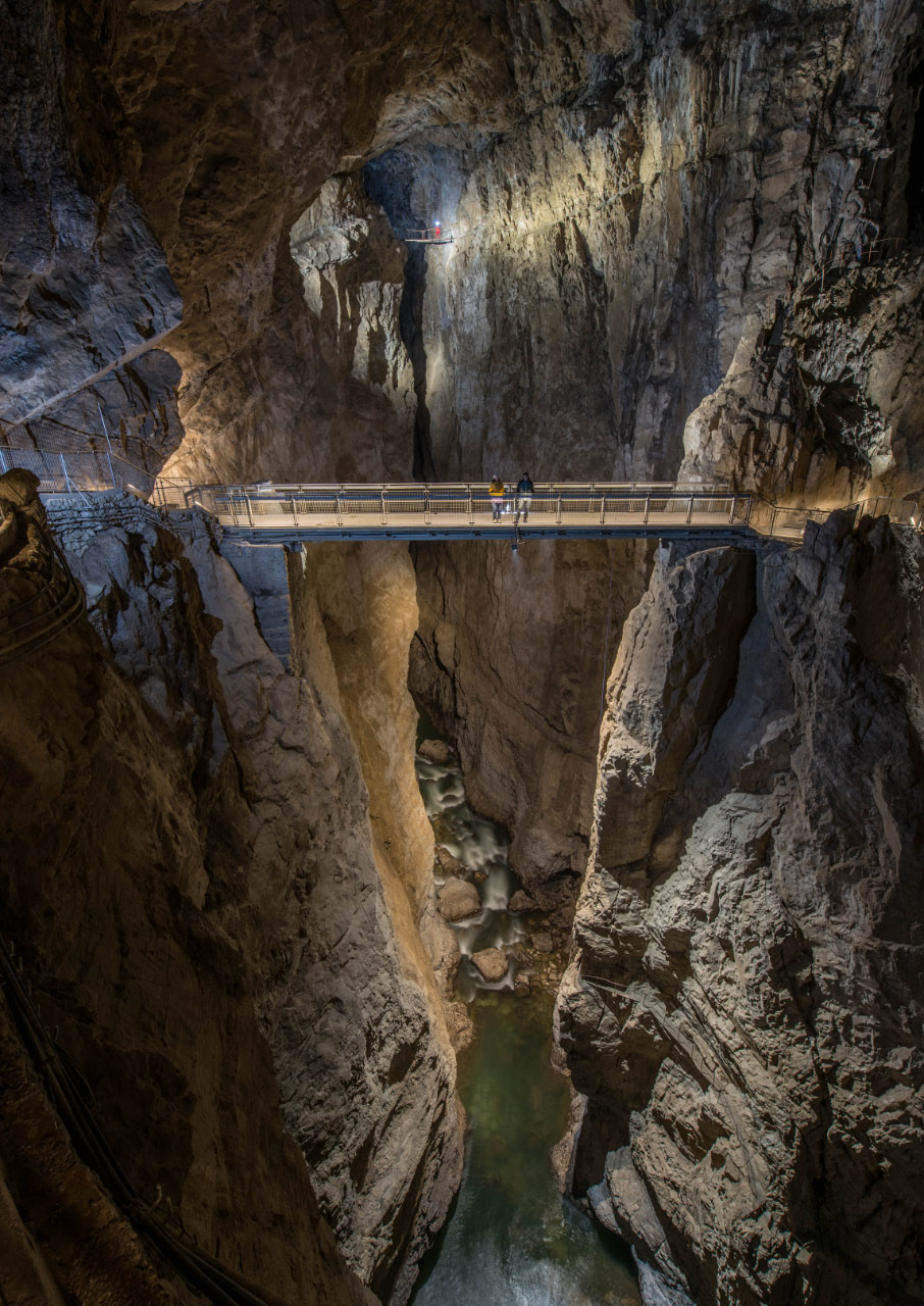 Puente de Cerkvenik. Foto cedida por Park Škocjanske jame Slovenija