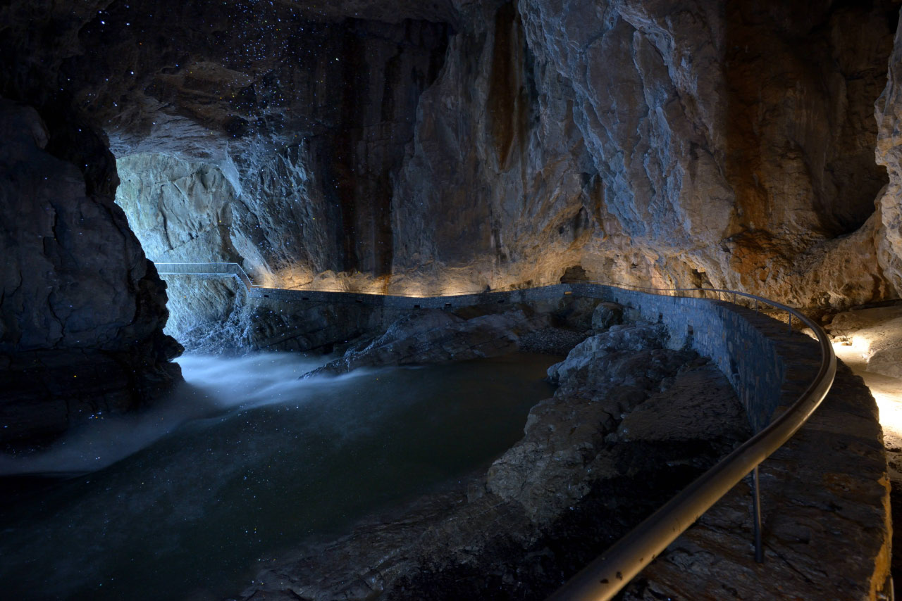Recorrido Rojo. Cueva de Mahorciceva jama. Foto cedida por Park Škocjanske jame Slovenija