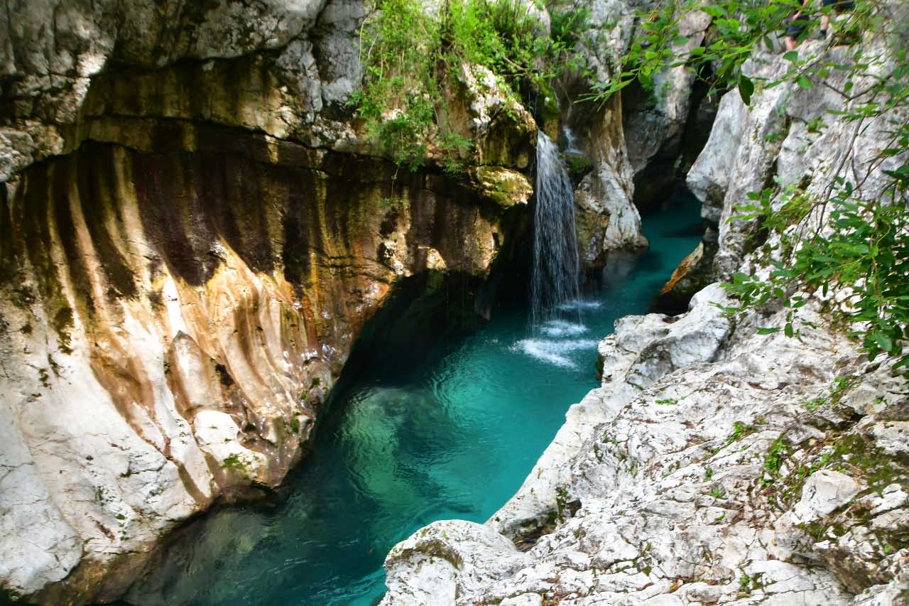 Gran Garganta de Soča en Eslovenia