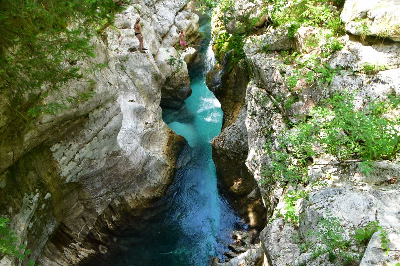 Garganta grande de Soča