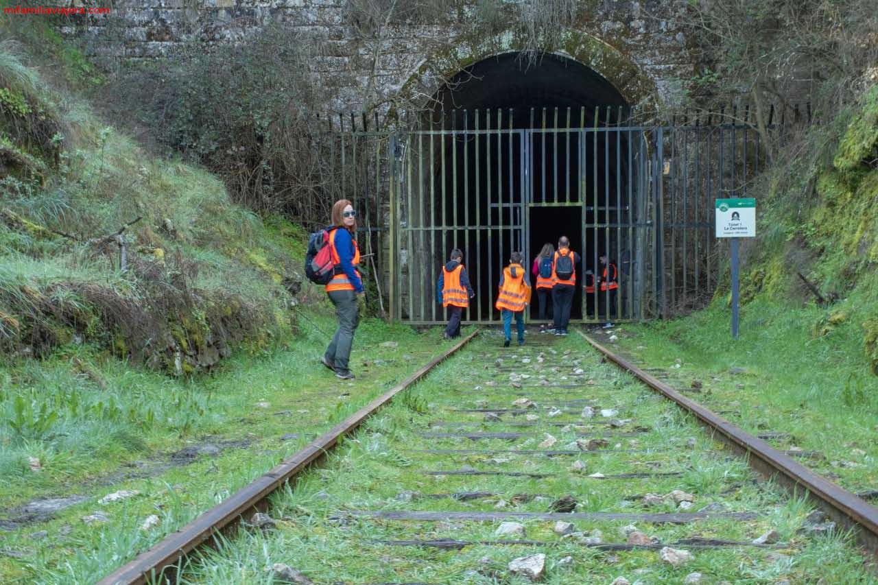 Llegada al túnel nº 1 del Camino de Hierro