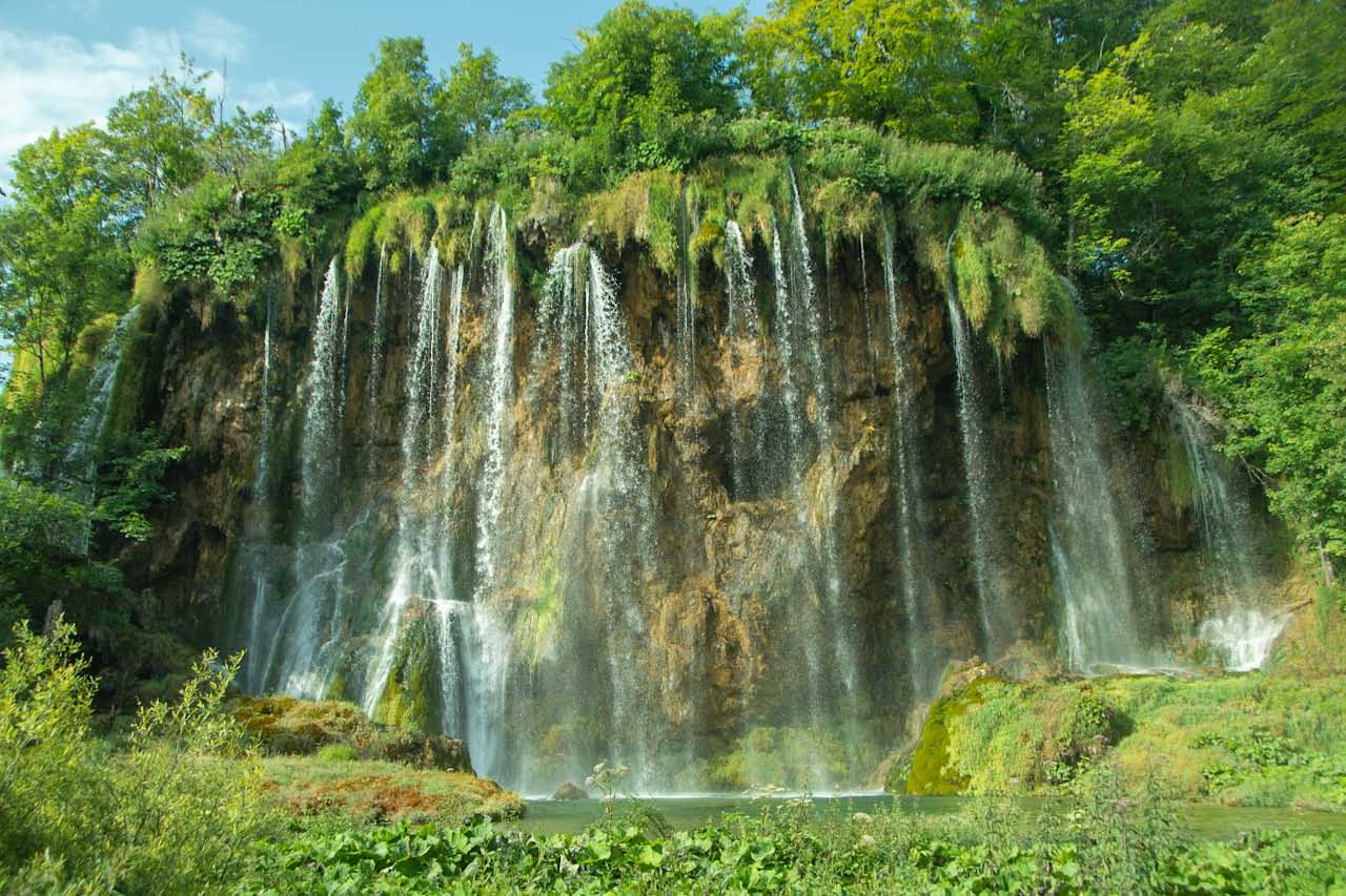 Cascada del Parque Nacional Lagos de Plitvice
