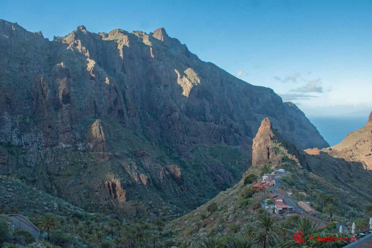 Panorámica del pueblo de Masca