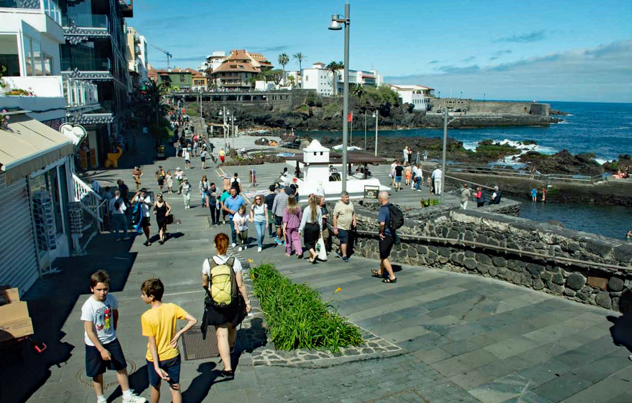 Calle peatonal del Puerto de la Cruz