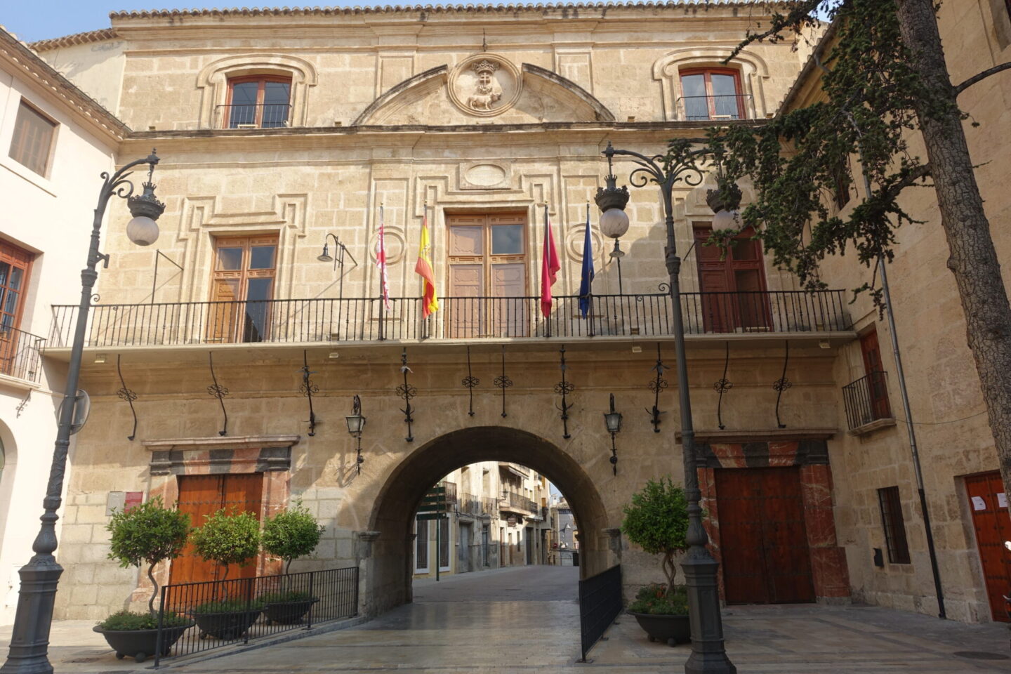 Fachada del Ayuntamiento de Caravaca de la Cruz