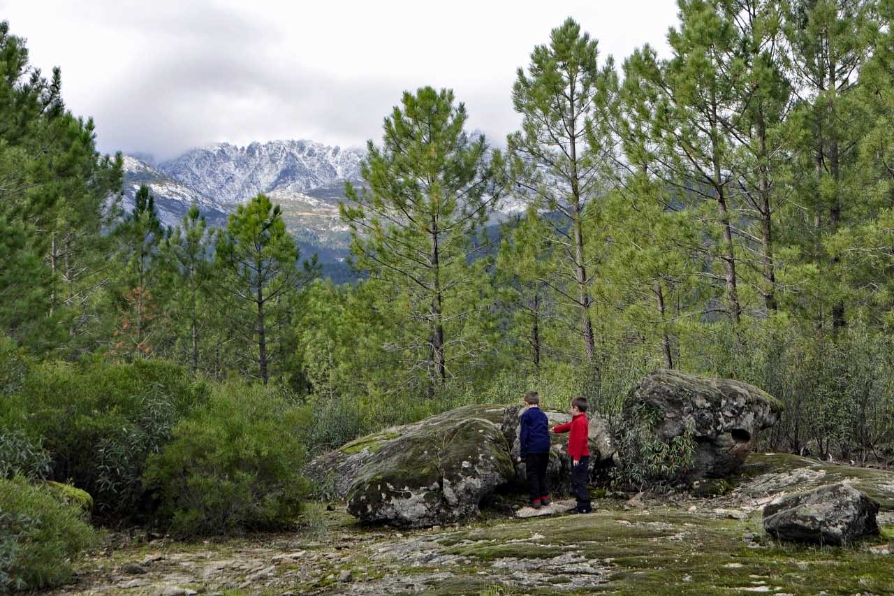 Mirador natural en el Camino de la Mosquera