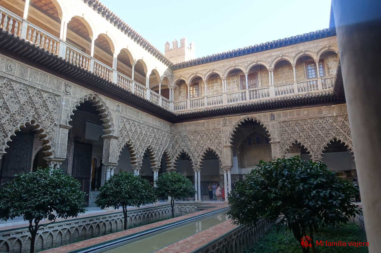 Patio de las Doncella del Real Alcázar de Sevilla