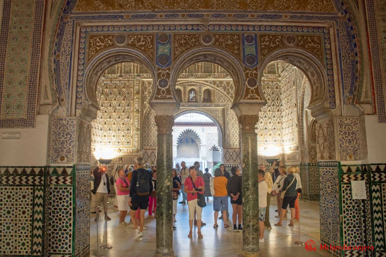 Salón de los Embajadores del palacio del Rey Don Pedro en el Real Alcázar