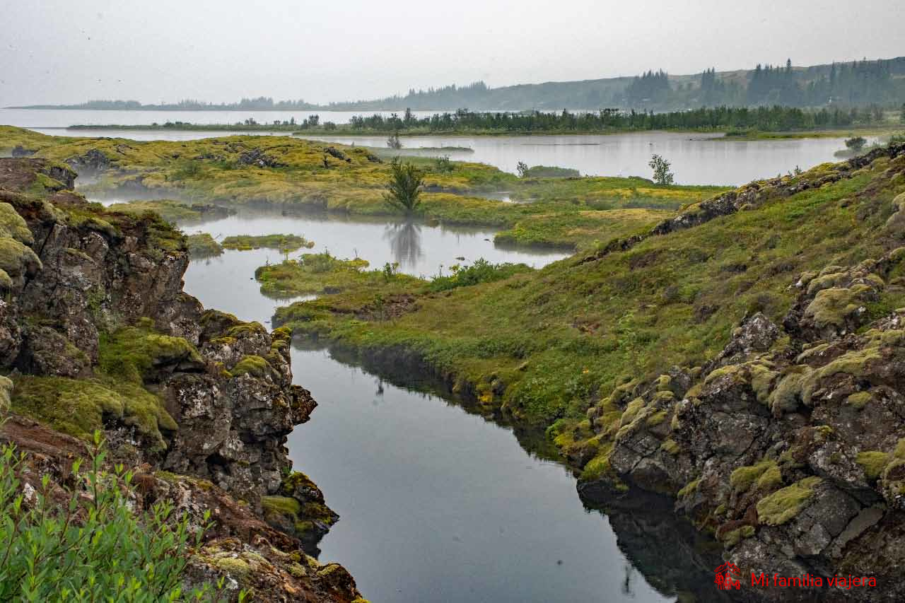 Parque Nacional Þingvellir en Islandia