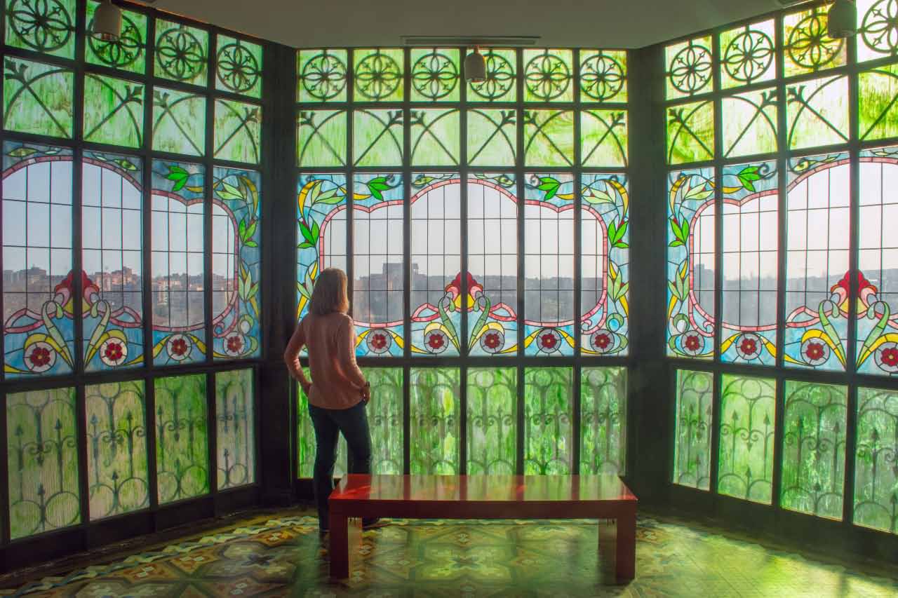 Vidriera de la Casa Lis