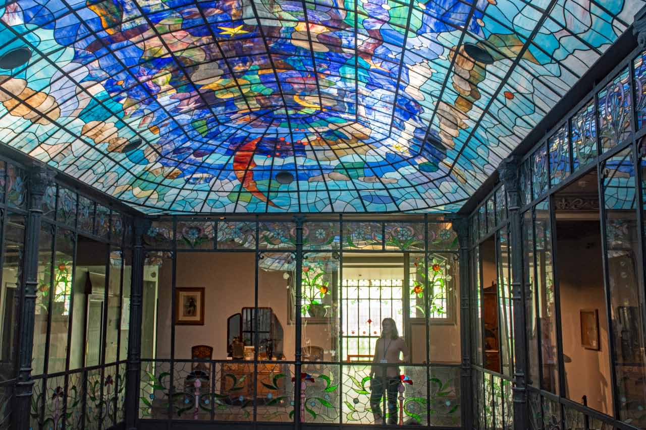 Patio interior del museo de la casa Lis