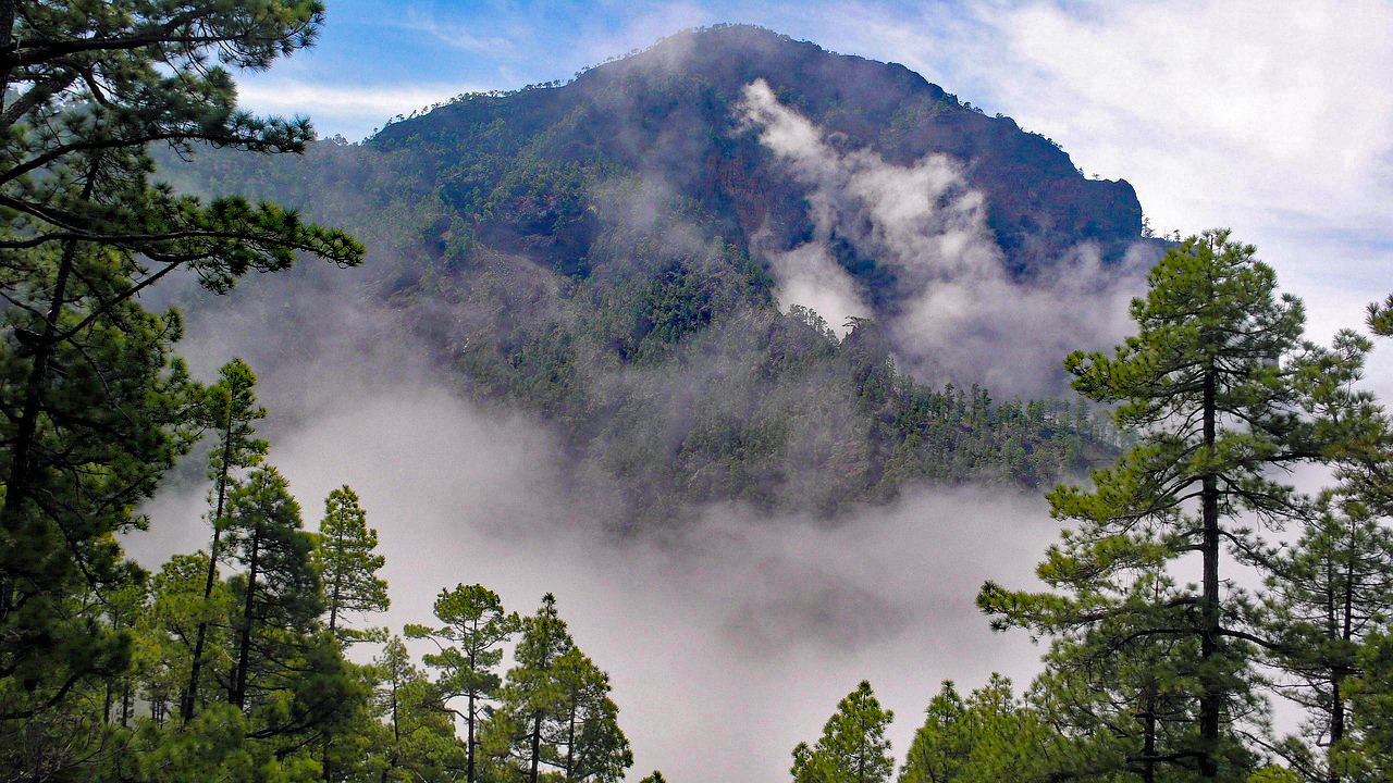Sistema montañosa de La Palma