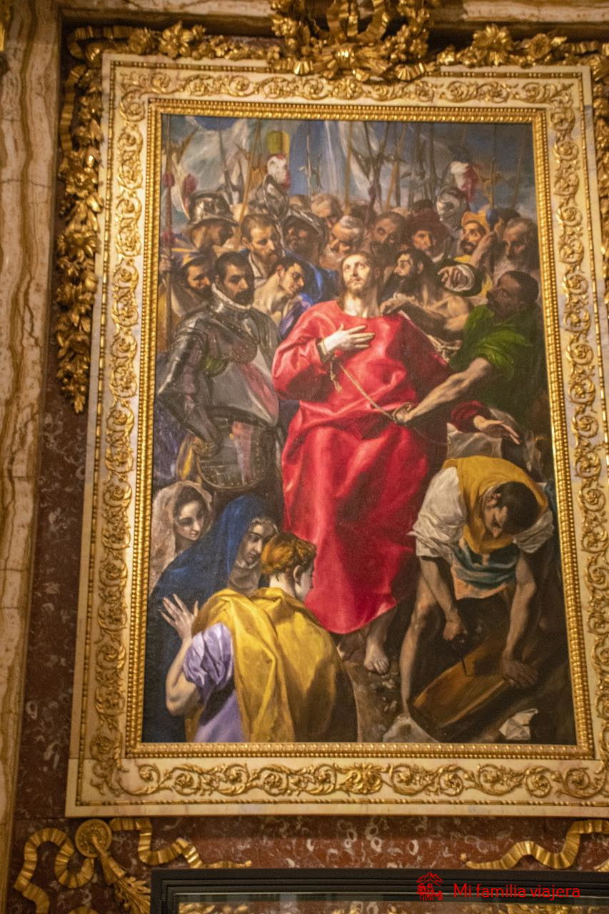Cuadro "El Expolio" de El Greco expuesta en la Catedrald e Toledo