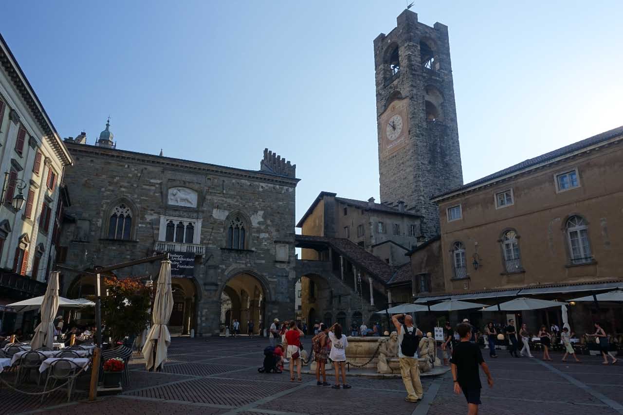 Piazza Vecchia  de  Bérgamo