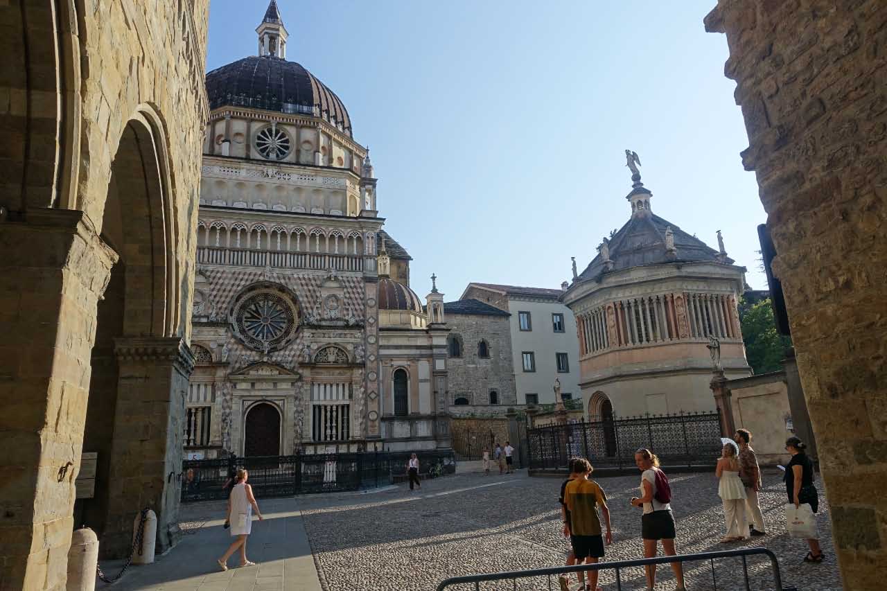 Capilla Colleoni y Baptisterio en Bérgamo