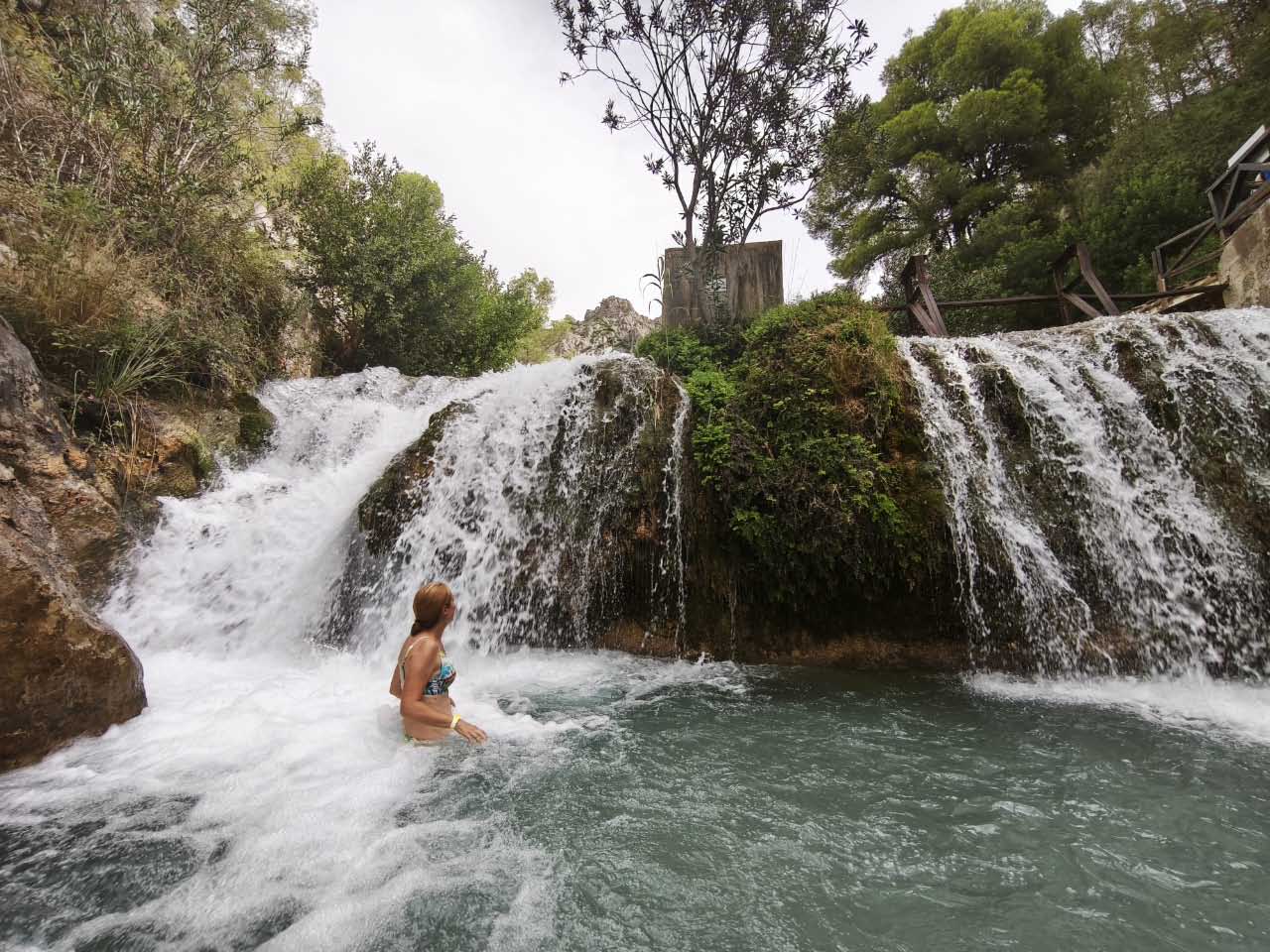 Paraje natural de las Fuentes de Algar en la Costa Blanca