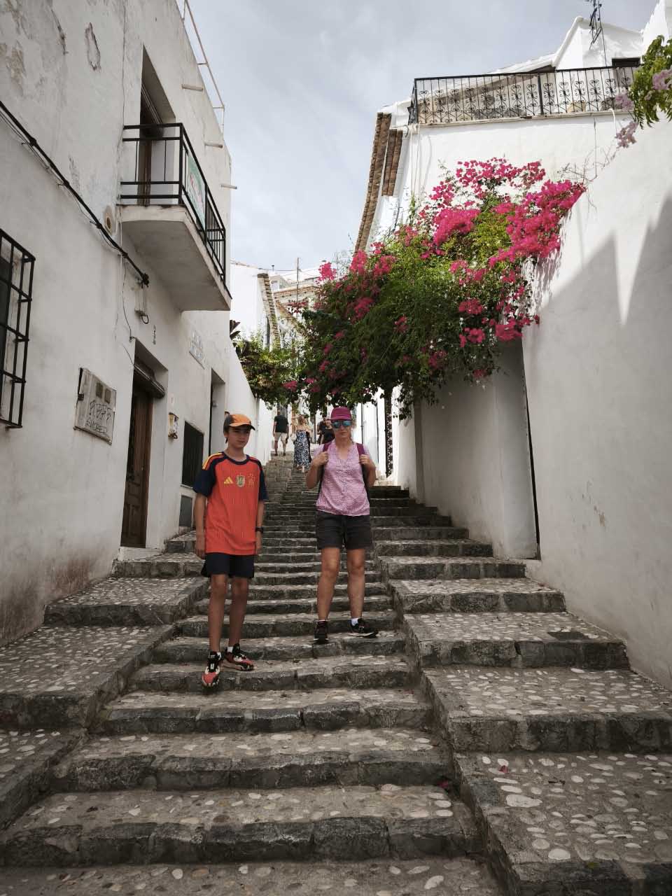 Calle de Altea en la Costa Blanca