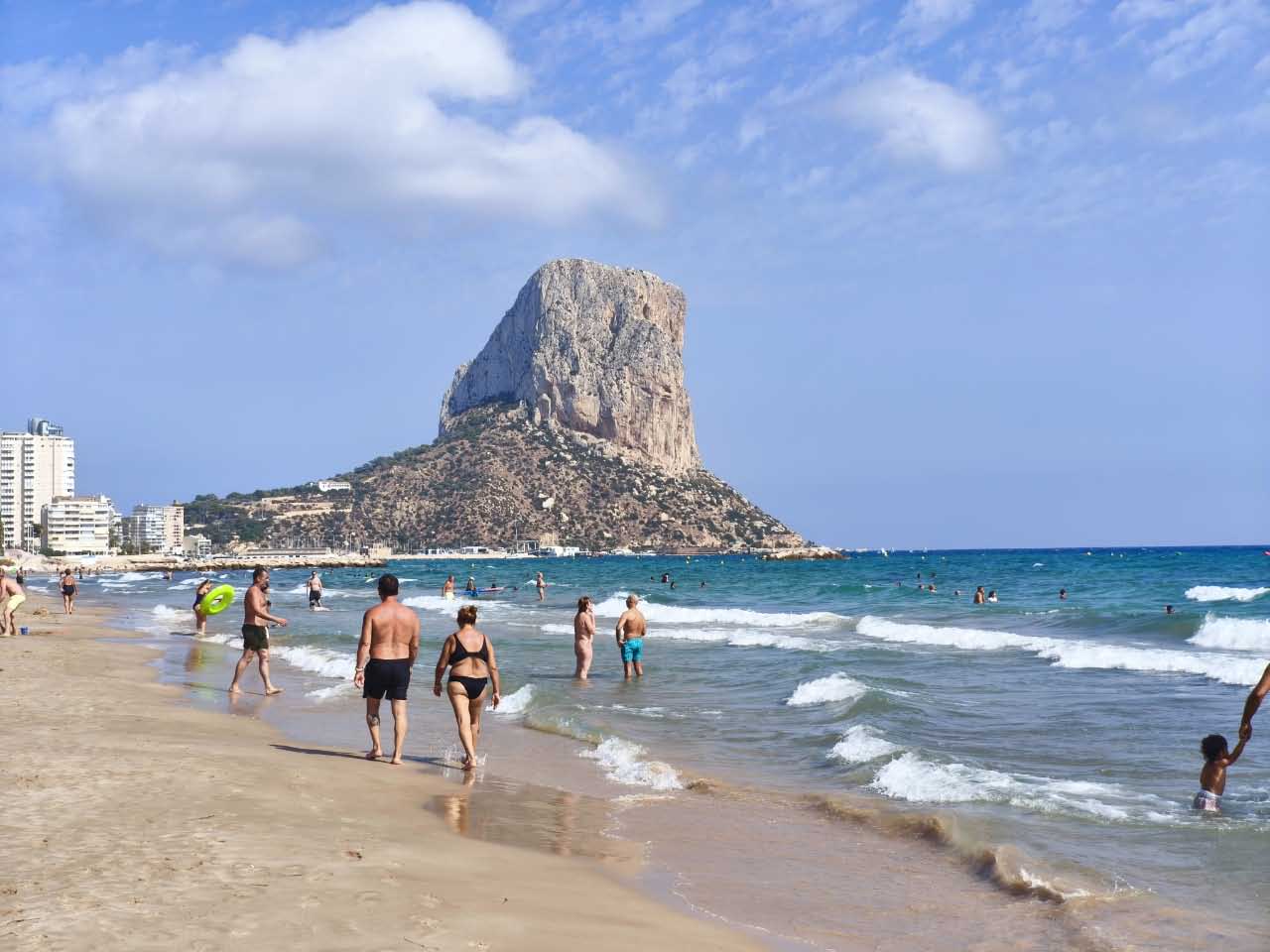 Playa urbana del Arenal-Bol en Cape