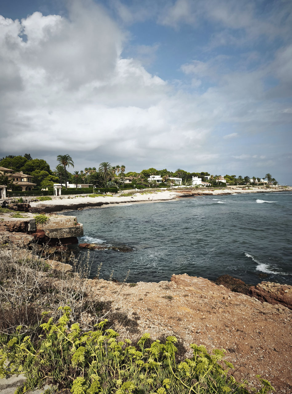 Calas Les Rotes en Dénia dentro de la Costa Blanca
