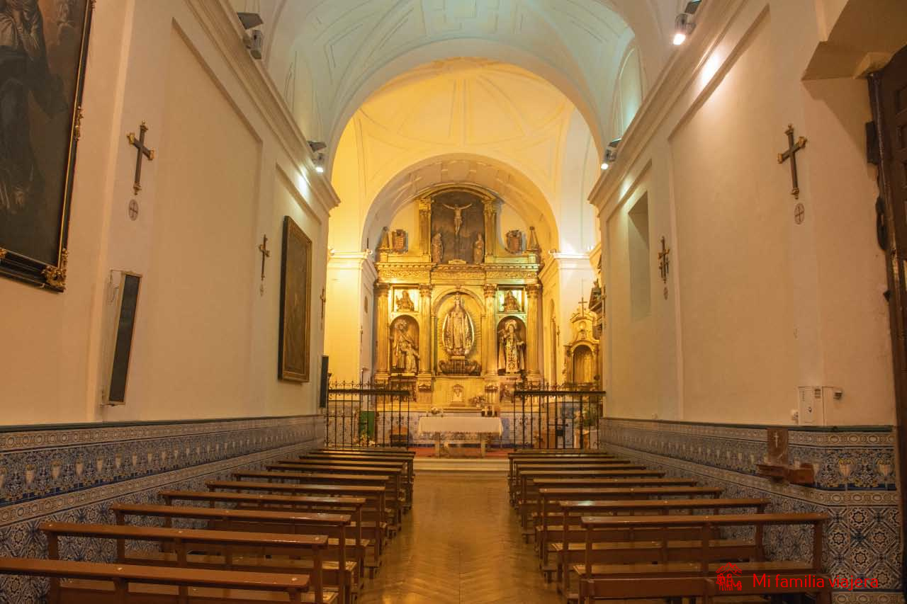 Interior de la Iglesia del Convento de Santa Teresa